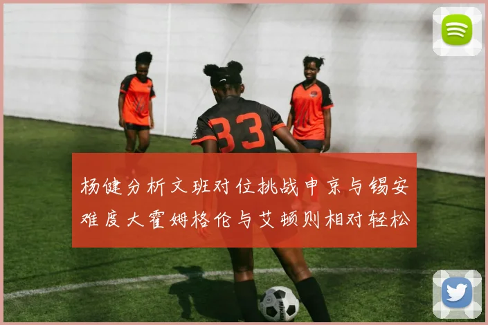 杨健分析文班对位挑战申京与锡安难度大霍姆格伦与艾顿则相对轻松